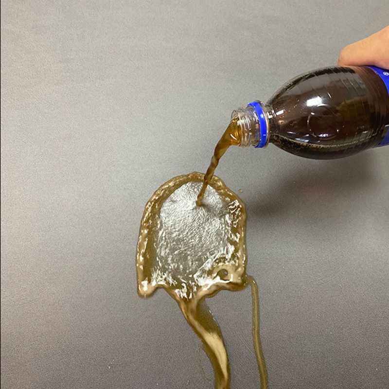 Contemporary Linen/Faux Leather Cushions Sectional Pillow Top Arm Sofa and Chaise