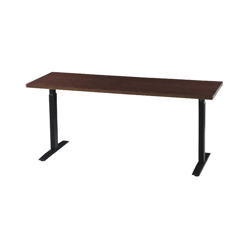 Industrial Style Wood Top Counter Table Liftable Bar Table for Coffee Shop