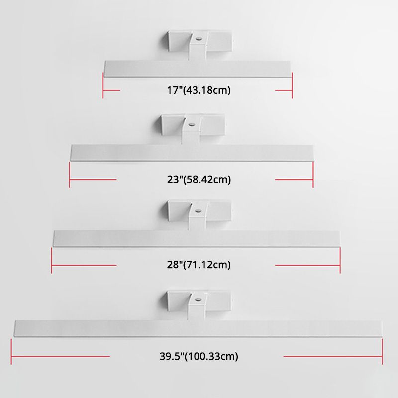 Strip Metal Wall Mounted Vanity Lights Modern Vanity Lighting Fixtures for Bathroom