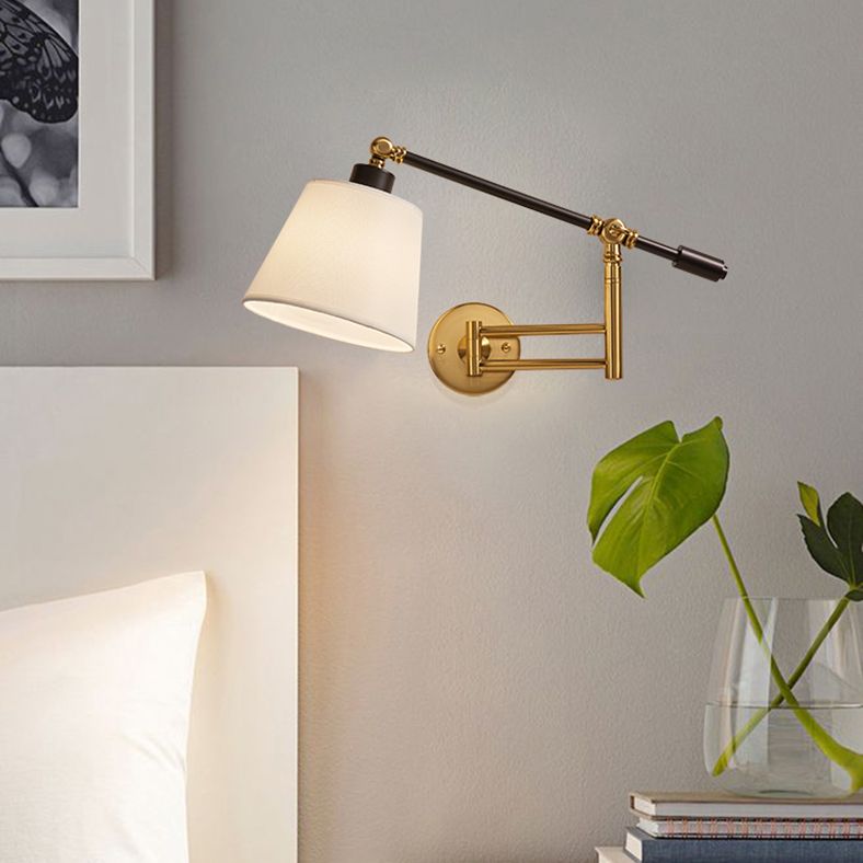 1 Light Cylinder Wall Mounted Light Fixture Modern Style Metal Wall Lighting Ideas Lights