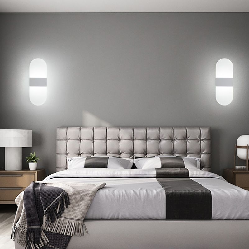 Geometry Shape Metal Wall Light Modern Style 1 Light Wall Mounted Light Fixture