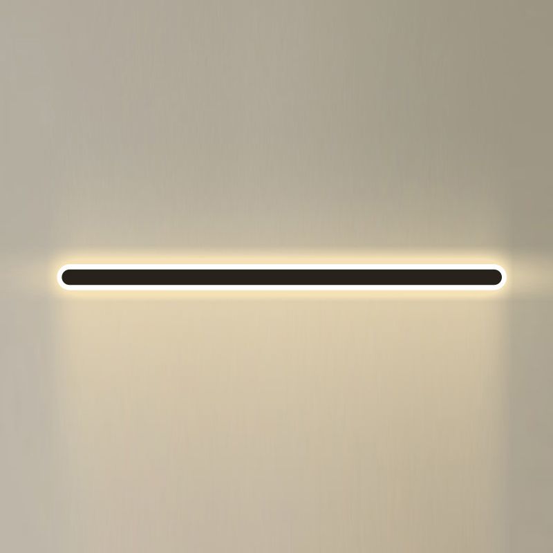 Metall lineare Wandleuchten moderner Stil 1 Leichte Wandmontagelampe