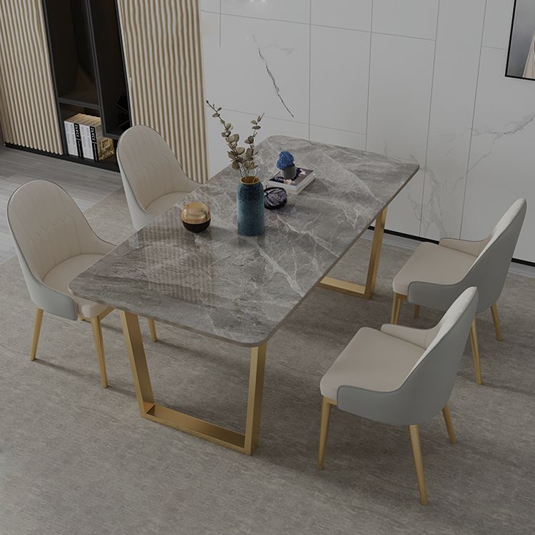 Luxury 1/2/5/7 Pieces Dining Set Sintered Stone Dining Furniture Set /Separate Items