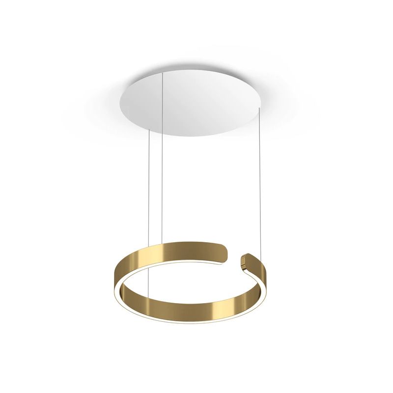 Ring Chandelier Light Fixture Modern Simplicity Acrylic Pendant Lighting for Restaurant