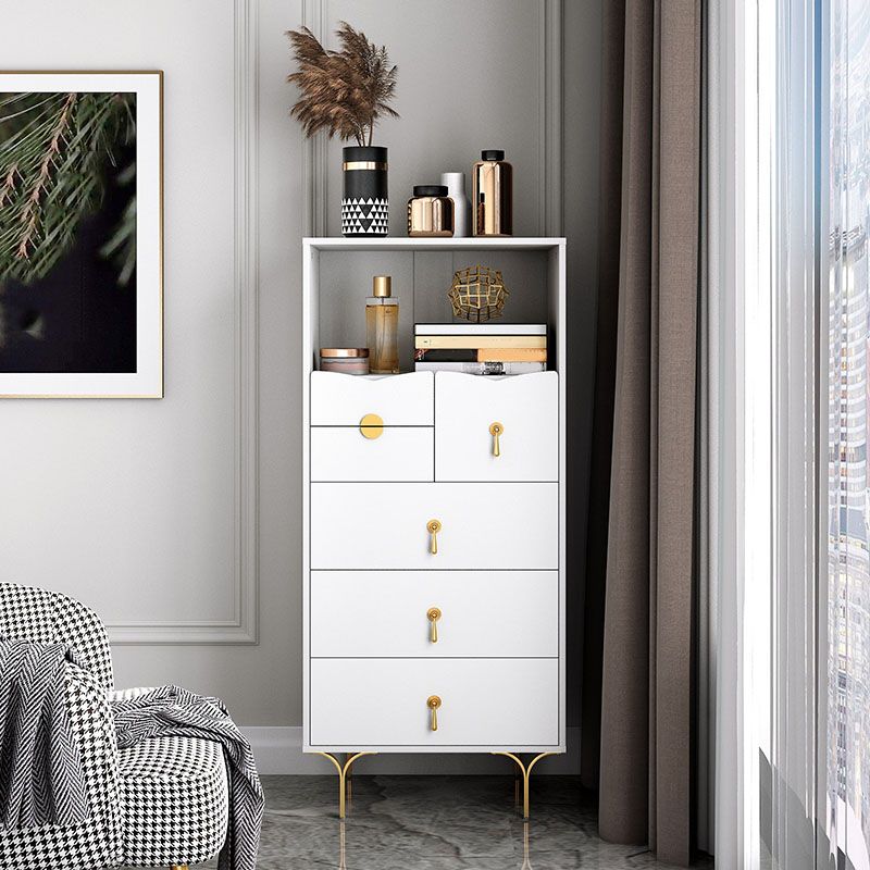 15.6-inch Width Glam Dresser Manufactured Wood Storage Chest