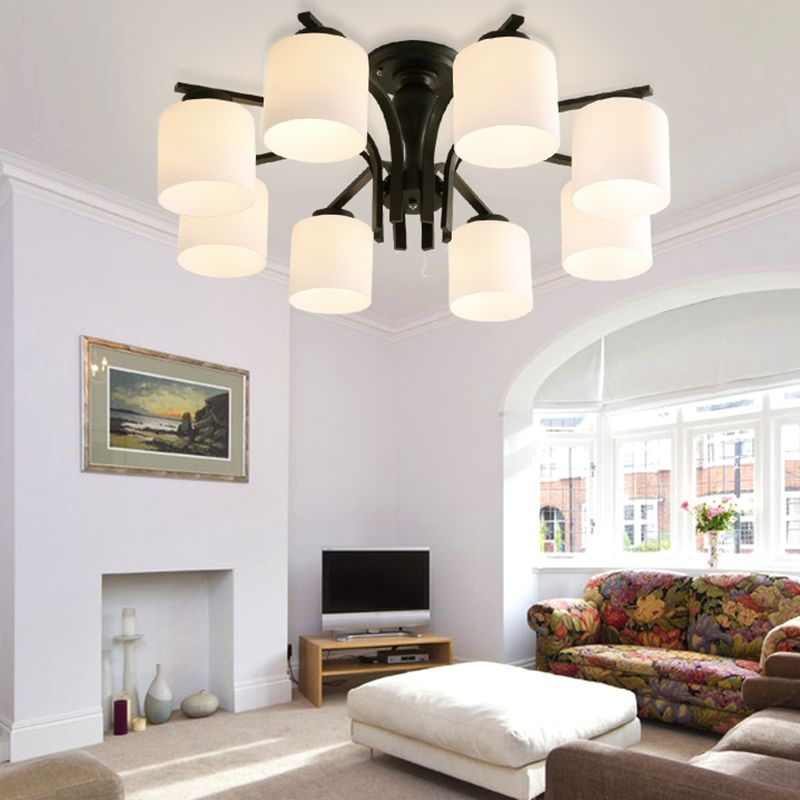 Sputnik Diseño de lámpara de techo de vidrio de vidrio Luz de techo