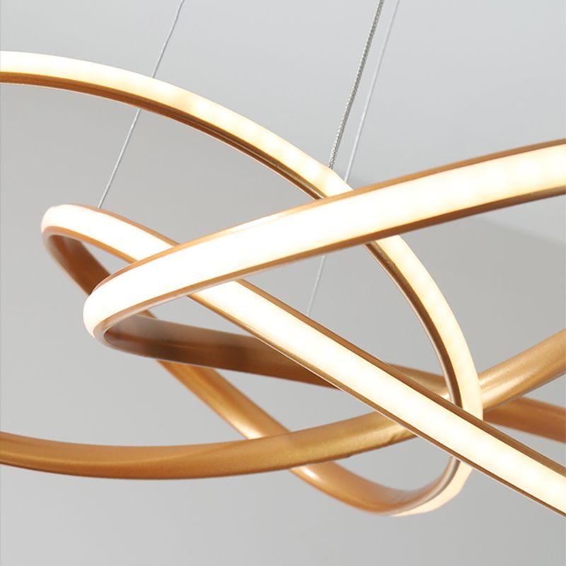 Cycle Shade lampadario Light Light Metal Modern 1 Funzione illuminazione lampadario leggero