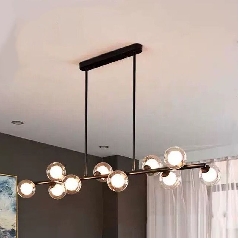 Nordic Modern Hanging Pendant Lights Global Linear Hanging Lamps for Dining Room
