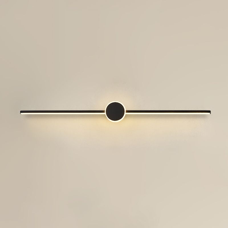 Metal Geometric Shade Wall Lighting Modern Style Mirror Wall Mounted Light Fixture