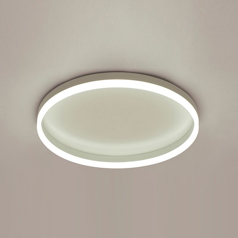 Luminaires de plafond encastrés de simplicité noire de lumière montée par plafond de LED pour le salon