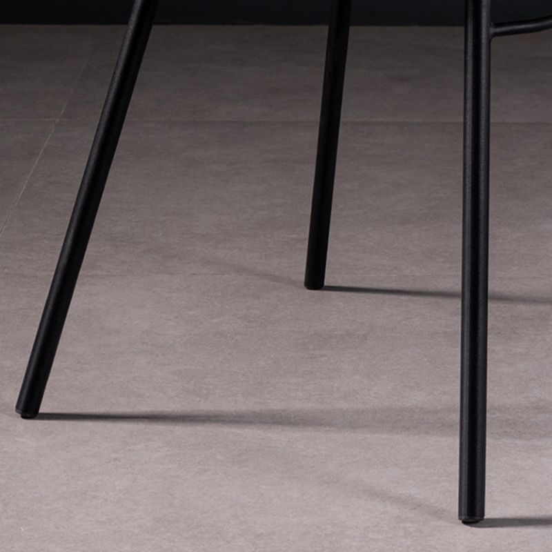 Modern Style Parsons Arm Chair Leather Upholstered Indoor Dining Chair