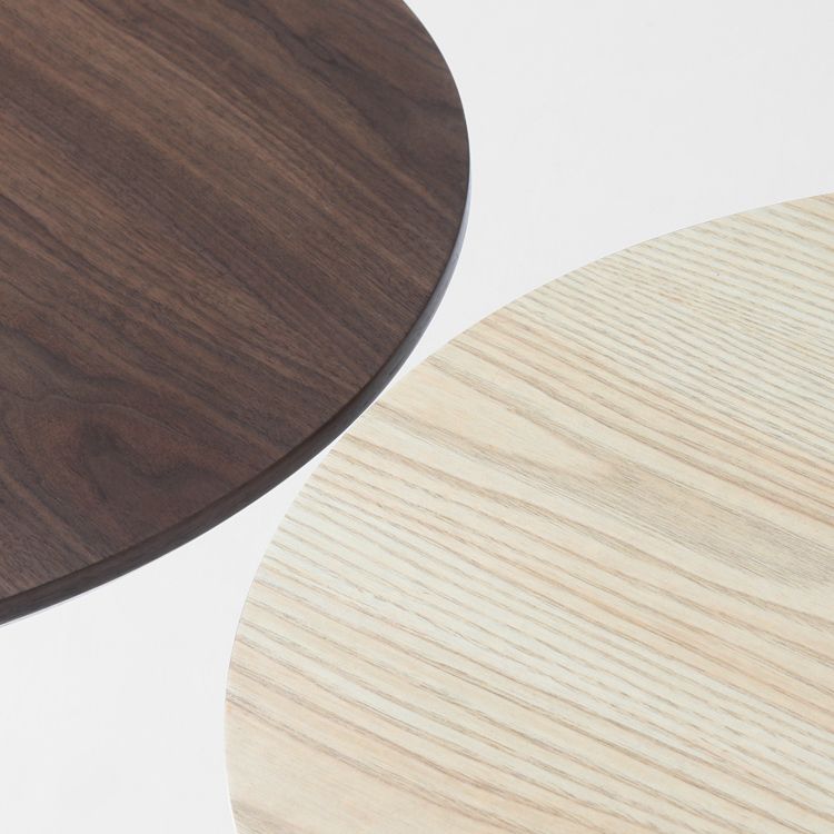 Mesa minimalista de mesa estándar redonda MDF Mesa de comedor de cocina con base de tulipán
