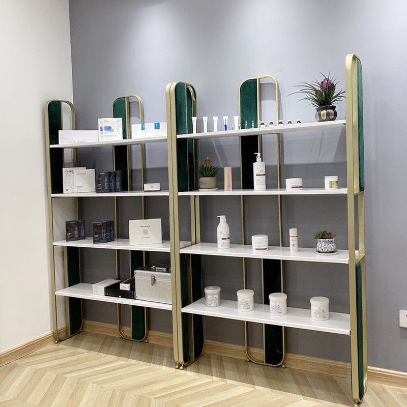 Metal Open Back Bookshelf Skandinavian vertikaler Eisenrahmen Bücherregal