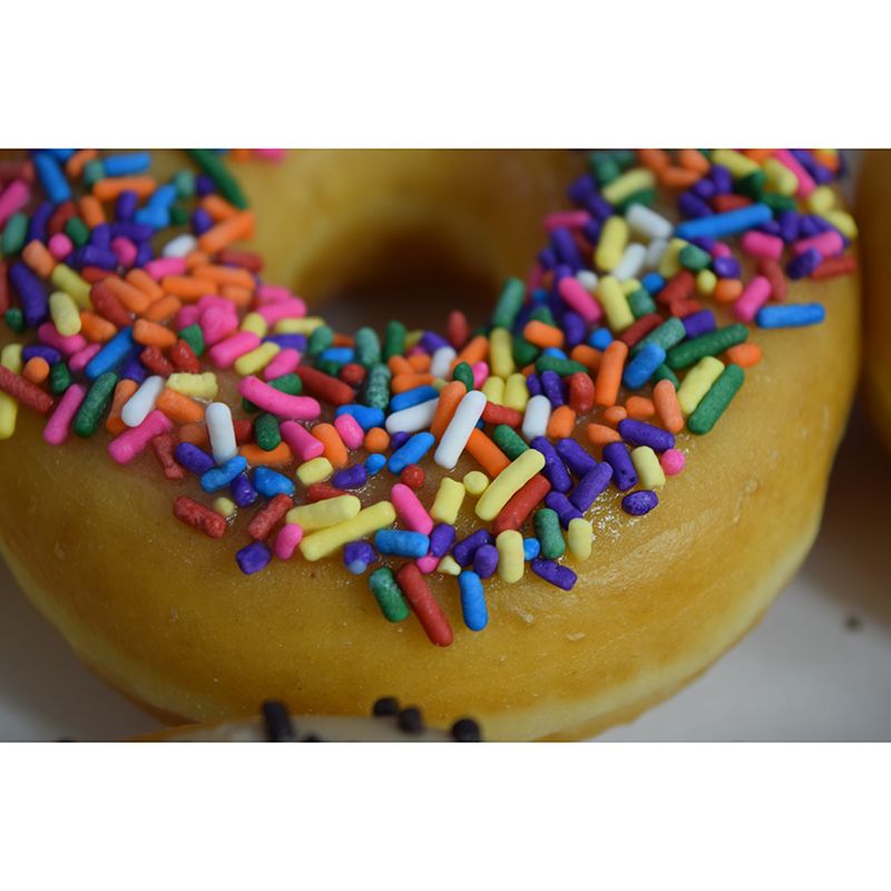 Donut Desserts Food Mural Wallpaper Water Resistant Wall Decor for Dessert Shop