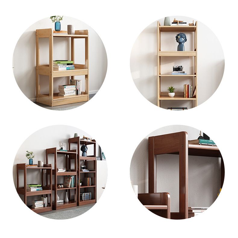 Open Shelf Storage and Display Shelves Bookcase Modern Wooden Bookshelf for Living Room