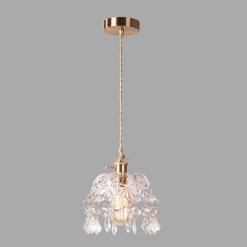 Modern Hanging Light Glass Shade Pendant Lighting Fixture for Sitting Room