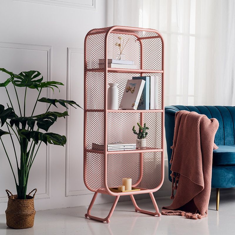 Shelves Included Bookcase Vertical Metal Bookshelf Closed Back