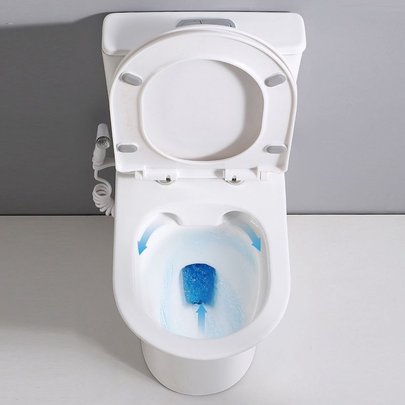 Contemporary Ceramic Flush Toilet Spray Gun Included Urine Toilet for Bathroom