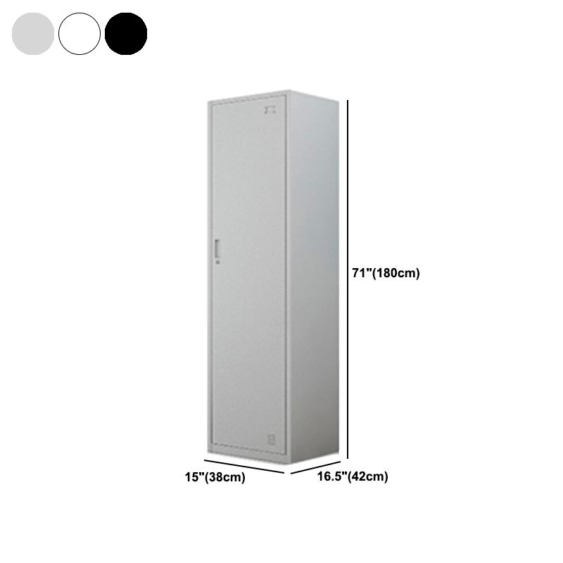 Steel Contemporary Wardrobe Closet Hinged Wardrobe Armoire for Home