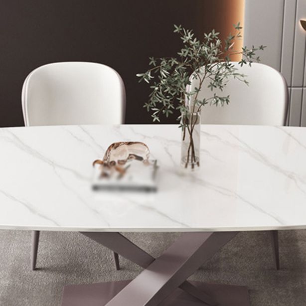 Modern 1/2/5/6/7 Pieces Indoor Kitchen Dining Set Sintered Stone Table and Chair Set