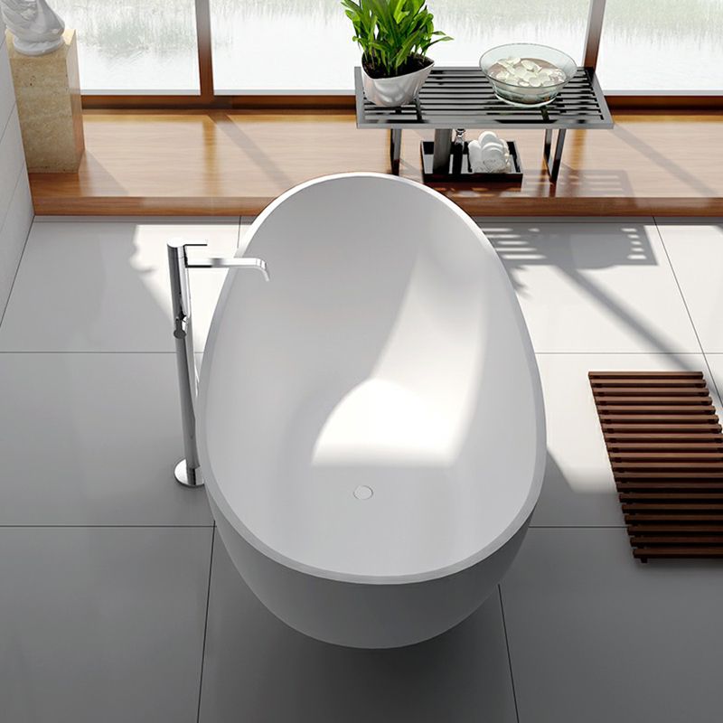 Stone Soaking Roll Top Bathtub Antique Finish Freestanding Bath Tub
