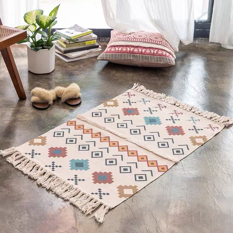 Boho Rapis de motif géométrique sans couture