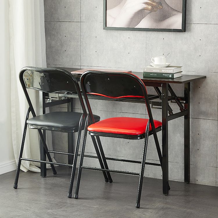 Silla moderna para interiores y exteriores, silla lateral de comedor con respaldo abierto y sin brazos de metal