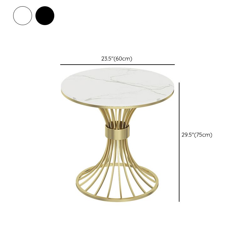 Modern Style Faux Marble Dining Table Set 1/2/3/5 Pieces Dining Set for Home Use