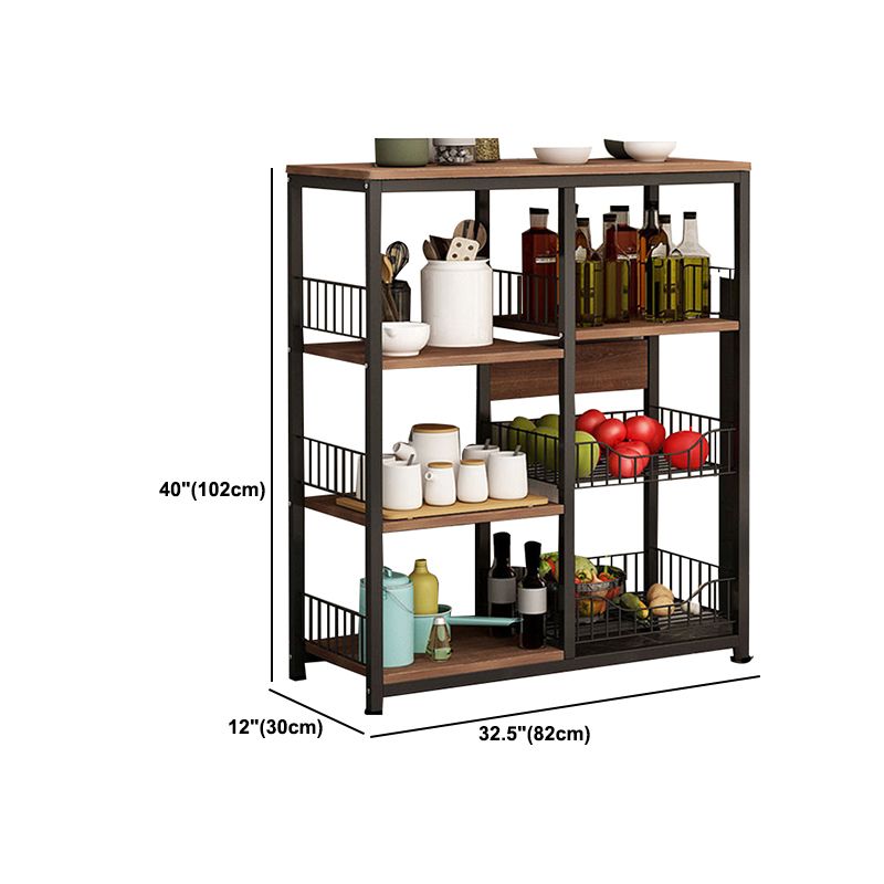 11.8" Wide Ladder Book Shelf Contemporary Style Home Metal Bookshelf
