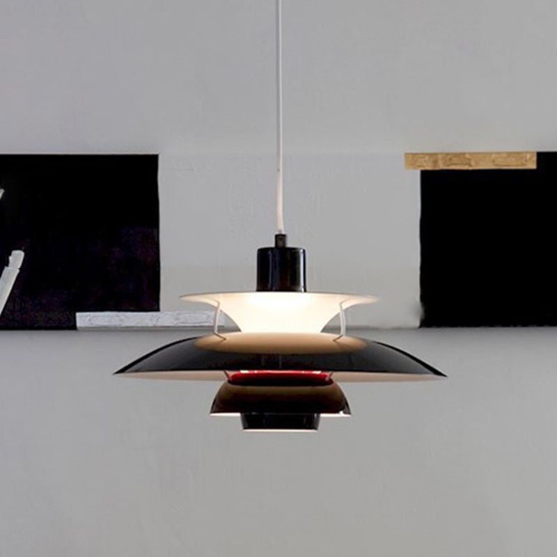 Hanging Light Fixture Metal Nordic Style LED Pendant Lighting for Dining Room