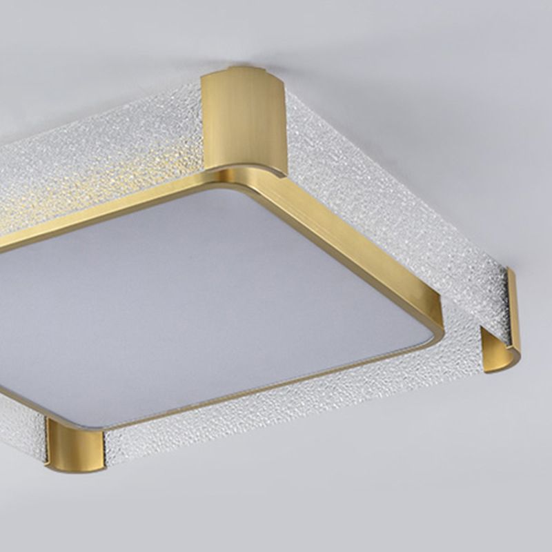 Lampada da soffitto a incasso rotonda in metallo stile moderno a 1 luce