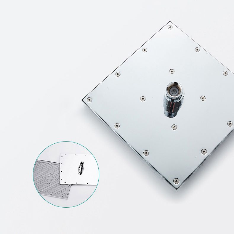 Modern Shower System Brass Adjustable Spray Pattern Ceiling Mounted Shower Combo