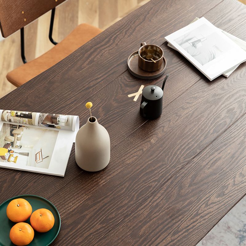 Modern 1/4/5/6/7 Pieces Dining Set Rectangle Oak Wood Dining Table for Dining Room