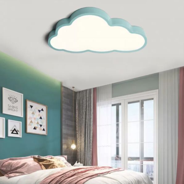 Cloud Flush Mount Light Fixtures Kids Acrylic Ceiling Light Fixtures for Bedroom