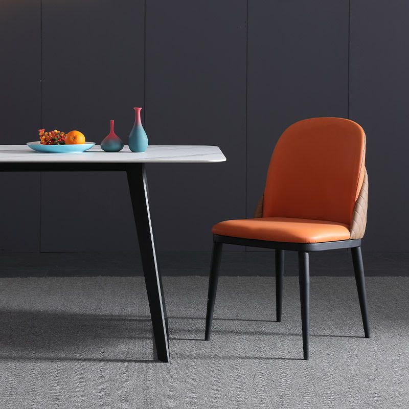 Modern Rectangle Stone Table Set 1/2/5/7 Pieces Dining Set for Home Use