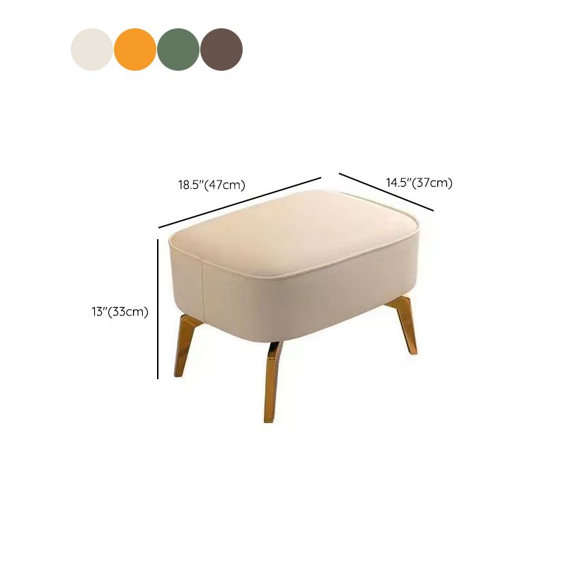 Glam Style Indoor Rocking Chair Nursery Sofa Rocking Chair with Ottoman