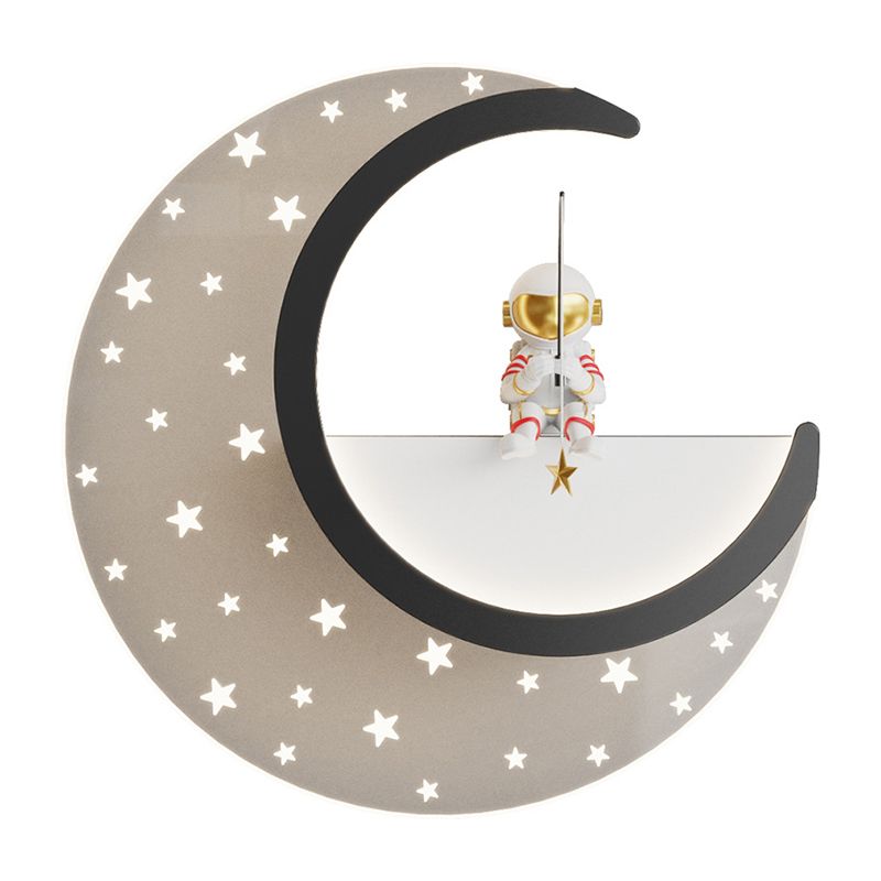 Children Wall Mount Light LED Resin Wall Light with Acrylic Shade for Kid's Room