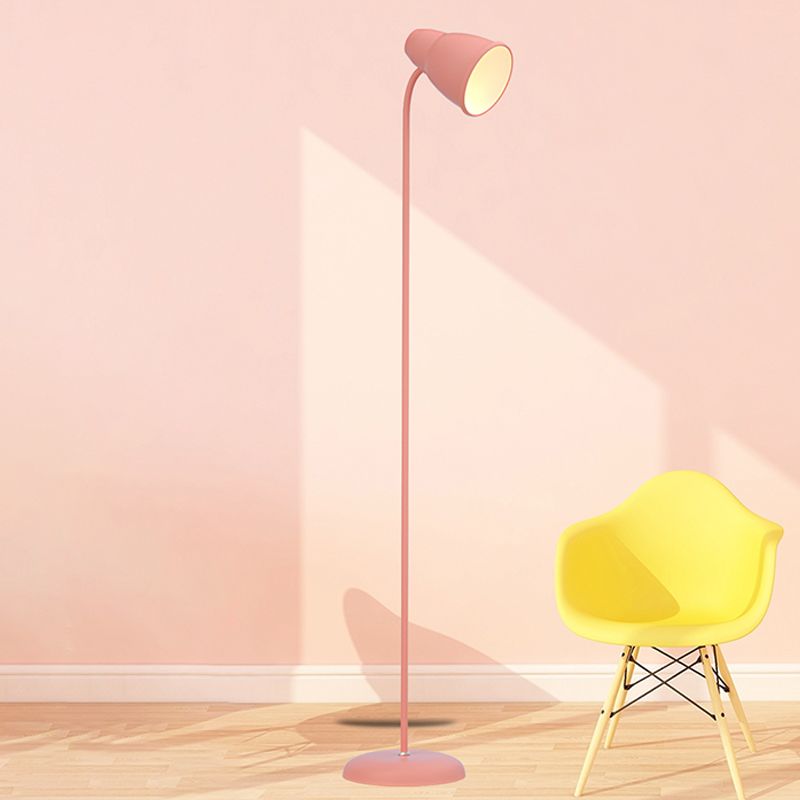 Geometric Metal Floor Light Modern Style 1 Light Floor Light Fixtures