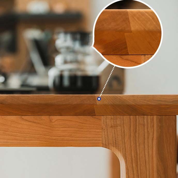 Modern Style Double Pedestal Dining Table Pine Wood Table for Dining Room