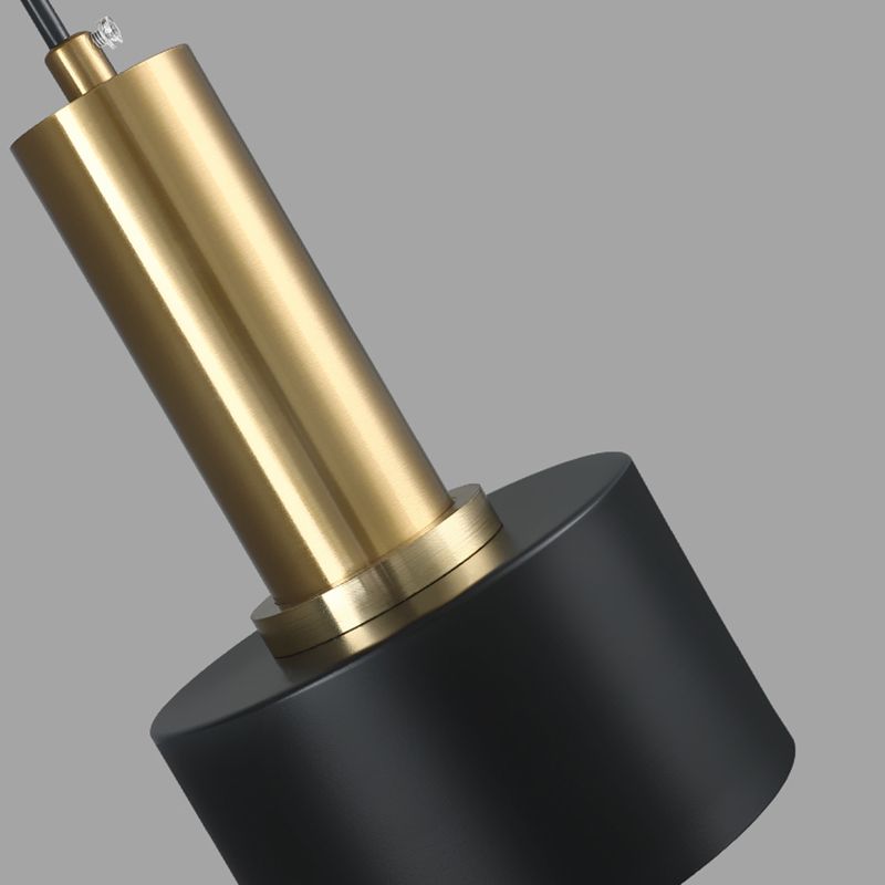 Cylindre métal suspendu plafonnier légère style nordique