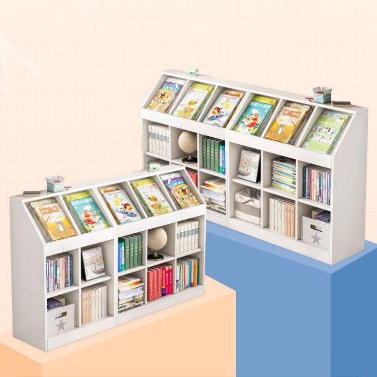 Closed Back Bookcase Standard Shelf Bookcase for Home Office