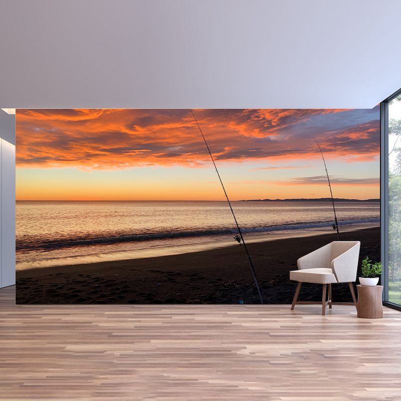 Photography Decorative Sea Beach Wallpaper Drawing Room Wall Mural