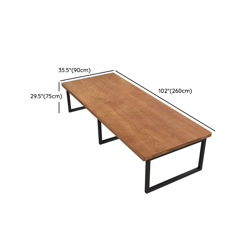 1/2/5/9/10 Pieces Dining Room Set Industrial Rectangle Wooden Table and Chairs with Arm