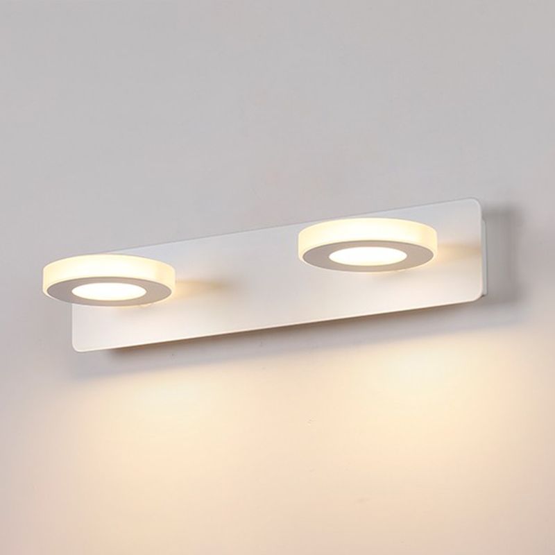 Postmodern Metal tocador Ligero blanco Multi luces LED Mirror Light para baño