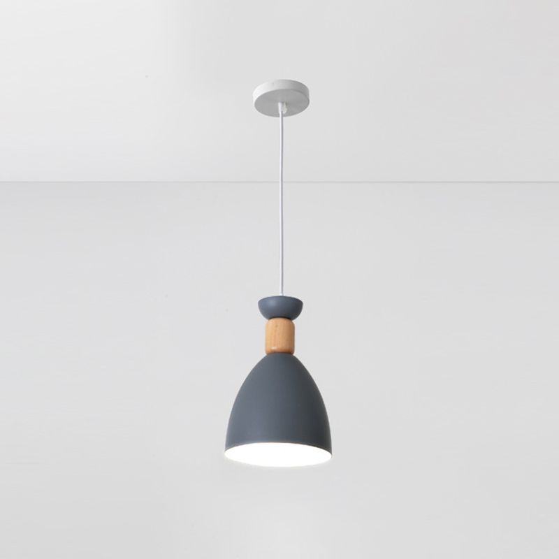 Decke im Nordischen Deckenanhänger Goblet -geformte hängende Leuchte mit Metallschatten für Esszimmer