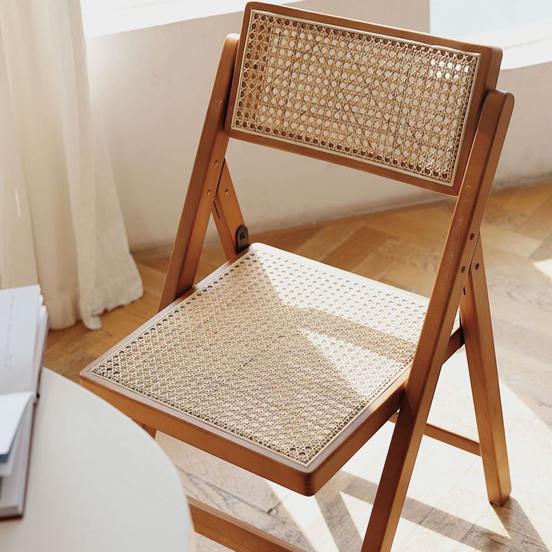 Folding Outdoors Modern Rattan Dining Chairs Patio Dining Chair