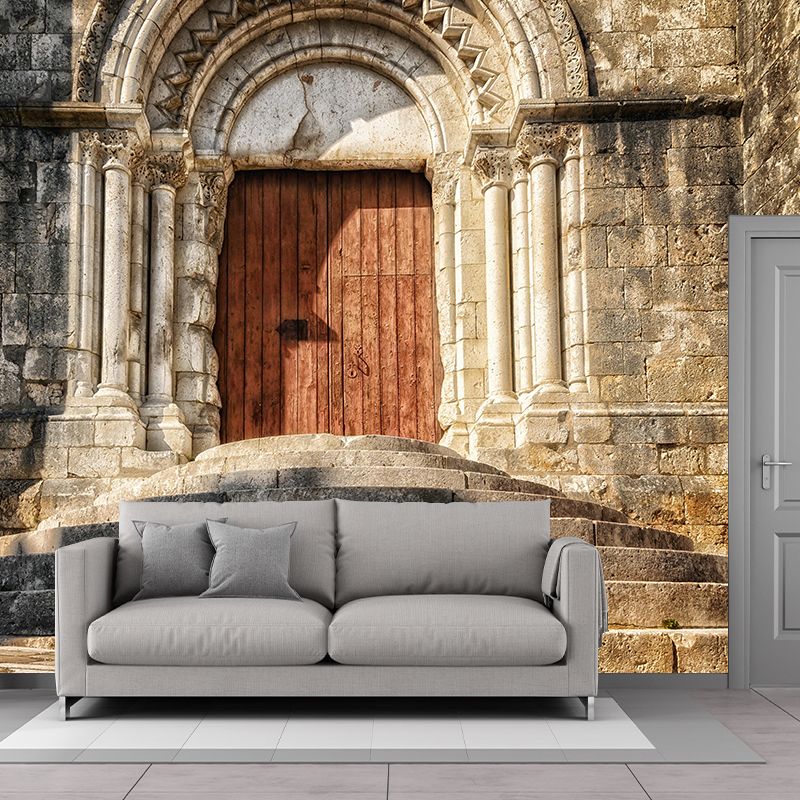 Stairs Architecture Photography Mural Wallpaper Stain Resistant for Room