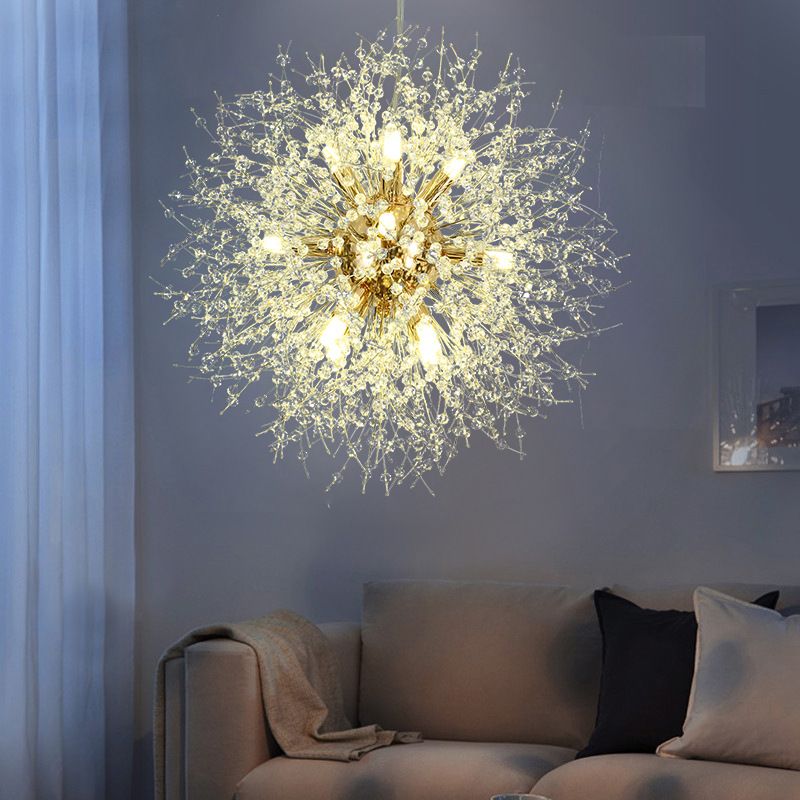 Moderne paardenbloem kroonluchter verlichtingsarmaturen multi-head suspensie hanger lamp