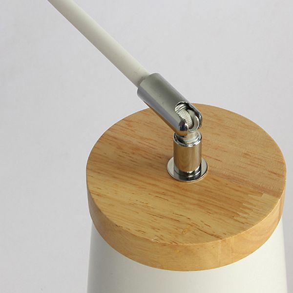 Geometric Shade Swing Arm Wall Lighting Modern Style Metal 1 Light Sconce Lamp