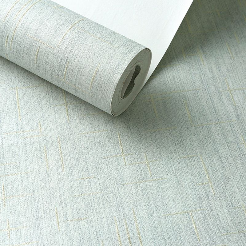 Minimalistic Solid Wallpaper Roll for Bedroom Geometry Wall Decor, 31' L x 20.5" W